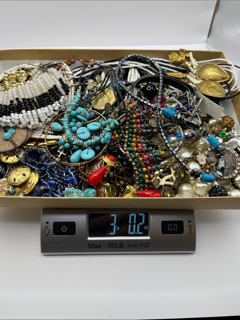 Jewelry Lot Mixed Gold and Silver Tone Junk Resell Craft Jewelry